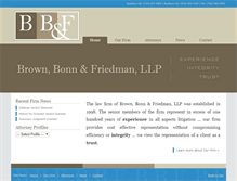 Tablet Screenshot of brownbonn.com